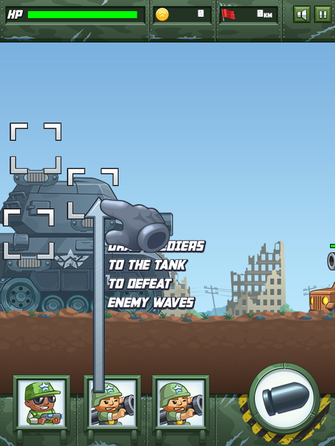 Verteidige den Panzer