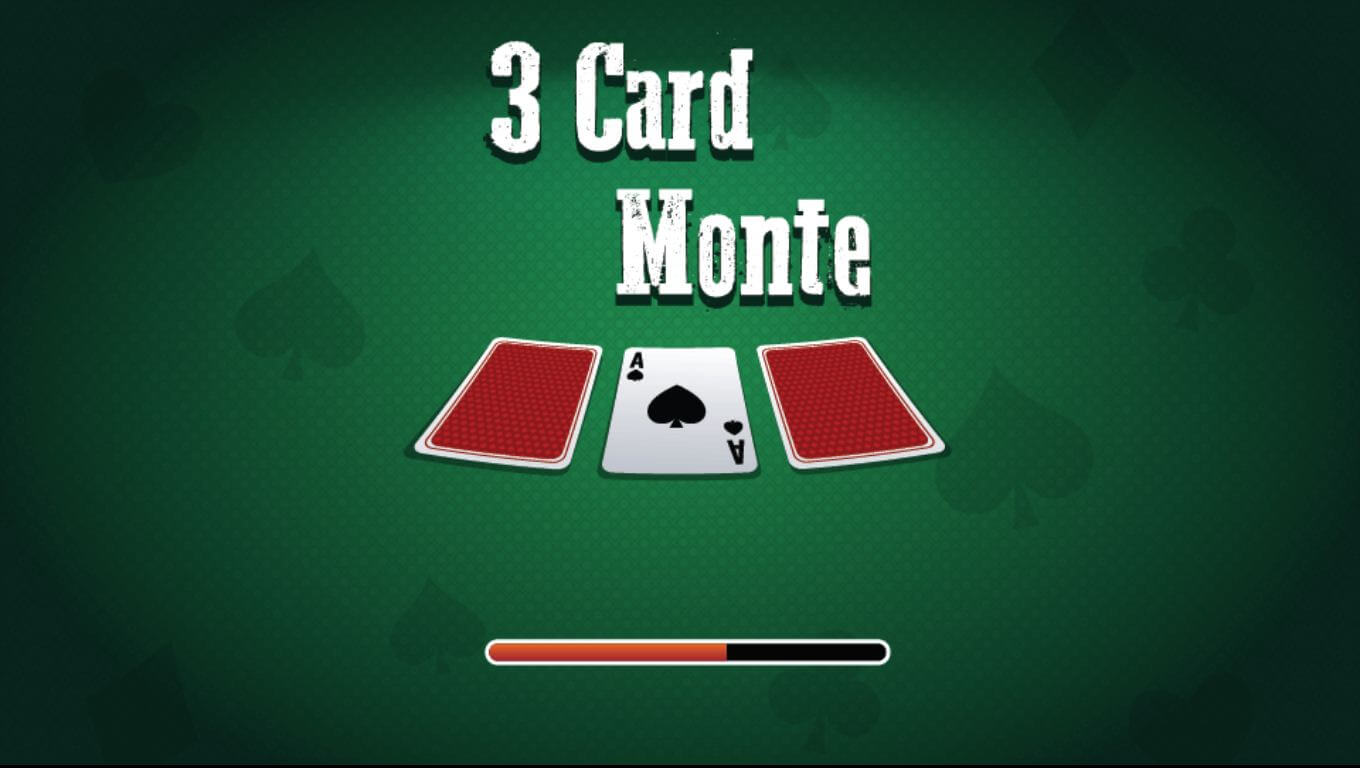 3 karten Monte